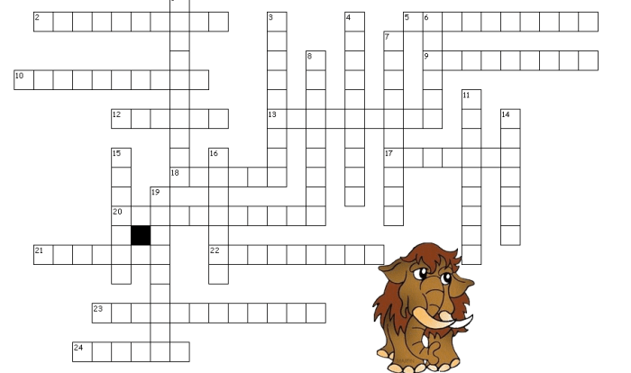 Biology review of evolution crossword puzzle answers